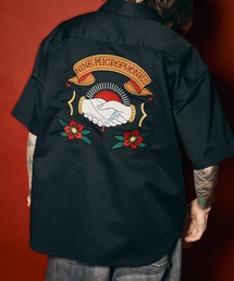 NineMicrophones | WORK SHIRT-The bonds with family-(シャツ/ブラウス)