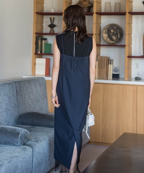 LAUTREAMONT(ロートレアモン)の「エディター東原妙子×LAUTREAMONT/レースワンピース(ワンピース・レディース・ネイビー/ライトグレー・9号)」の13枚目の写真