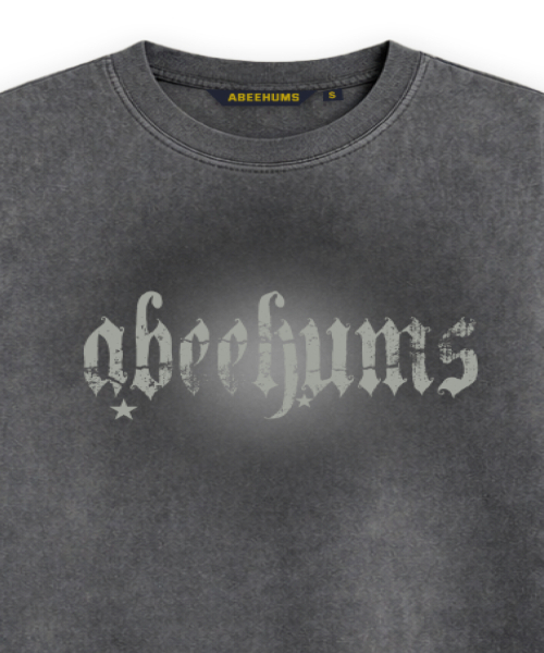 ABEEHUMS(アビハムズ)の「ピグメントダイングスター半袖Tシャツ ABH365-111 チャコール(Tシャツ/カットソー・レディース・チャコール・SMALL/MEDIUM)」の4枚目の写真