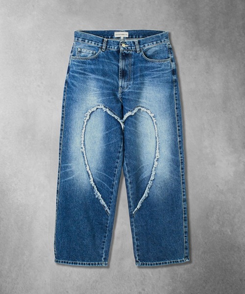 Carne Bollente(カルネボレンテ)の「(carne bollente)LOVE PANTS GONE WILD(デニムパンツ・レディース・ブルー・28inch)」の1枚目の写真