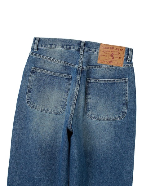 Carne Bollente(カルネボレンテ)の「(carne bollente)LOVE PANTS GONE WILD(デニムパンツ・レディース・ブルー・28inch)」の2枚目の写真