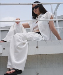 SOEMIN | Denim docking sweatpants／バックスウェットデニムパンツ(デニムパンツ)