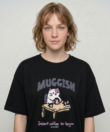 コーヒー半袖Tシャツブラック