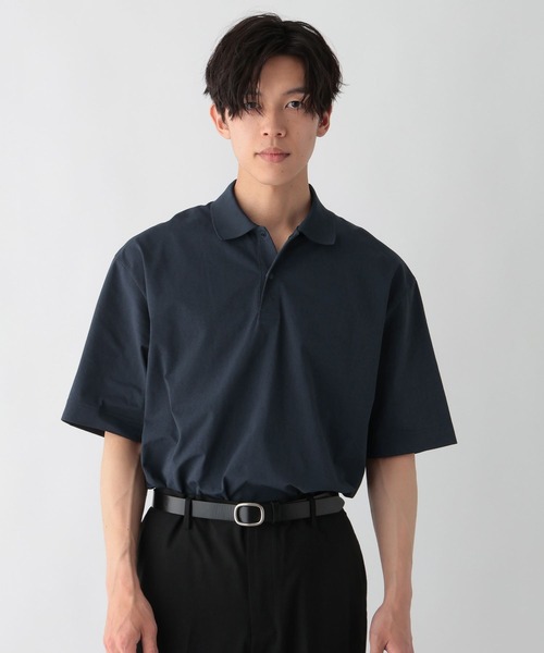 GLOBAL WORK(グローバルワーク)の「サラサラ快適DRYメッシュポロ/680358(Tシャツ/カットソー・メンズ・ダークグレー/ブラック/ダークブルー・X-LARGE/LARGE/SMALL/MEDIUM)」の21枚目の写真