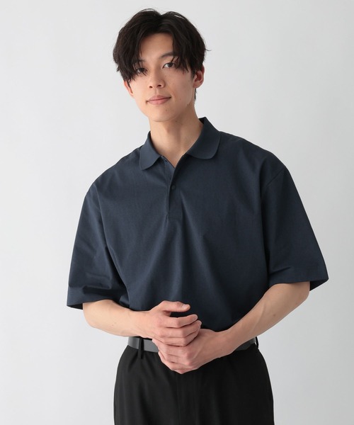 GLOBAL WORK(グローバルワーク)の「サラサラ快適DRYメッシュポロ/680358(Tシャツ/カットソー・メンズ・ダークグレー/ブラック/ダークブルー・X-LARGE/LARGE/SMALL/MEDIUM)」の22枚目の写真