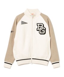 〈WOMEN〉ORANGE LABEL / エアシャット（R）スタジャン風 ニット ブルゾン（防風）
