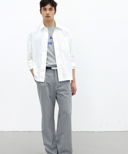 ANYTIME LOREAK（エニタイムロレーク）の「AIRY WASHED SHIRT - WHITE（シャツ/ブラウス・メンズ・ホワイト・MEDIUM/LARGE）」の2枚目の写真