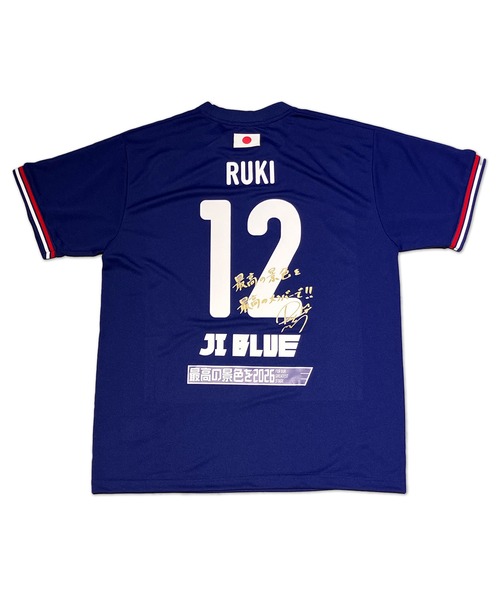 JFA STORE】 プレーヤーズTシャツ JI BLUE Ver. 背番号12 日本代表