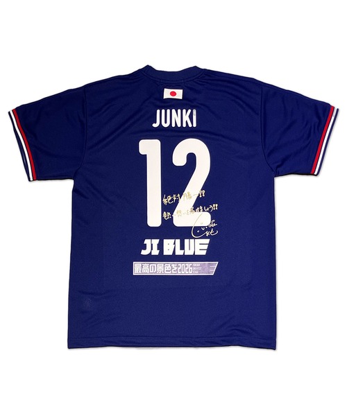 JFA STORE】 プレーヤーズTシャツ JI BLUE Ver. 背番号12 日本代表