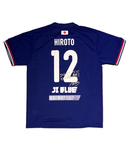 JFA STORE】 プレーヤーズTシャツ JI BLUE Ver. 背番号12 日本代表