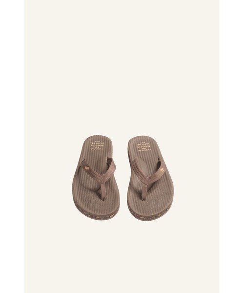 Maison Kitsune(メゾンキツネ)の「MAISON KITSUNE x INDOSOLE RIVERSOLE(サンダル・メンズ・ブラウン・41/42/39/40/43/44)」の7枚目の写真