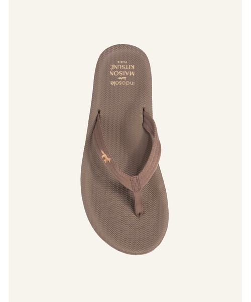 Maison Kitsune(メゾンキツネ)の「MAISON KITSUNE x INDOSOLE RIVERSOLE(サンダル・メンズ・ブラウン・41/42/39/40/43/44)」の4枚目の写真