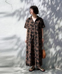シャツワンピース（花柄・ボタニカル柄）ファッション通販 - ZOZOTOWN