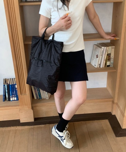 LYEON（リヨン）の「2WAYナイロンナップサック（バックパック/リュック・レディース・ブラック/ブルー/イエロー・FREE）」の16枚目の写真