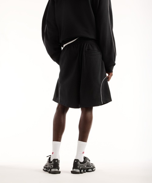 NEW BALANCE(ニューバランス)の「Trackside スウェットショートパンツ(裏毛)(スウェットパンツ・メンズ・ネイビー/ブラック・SMALL/MEDIUM/LARGE/X-LARGE/XX-LARGE)」の3枚目の写真