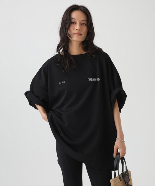 She is-.（シーイズ）の「【SHE is-.】＜別注＞バックプリントT（Tシャツ/カットソー・レディース・ブラック/ホワイト・フリー）」の16枚目の写真