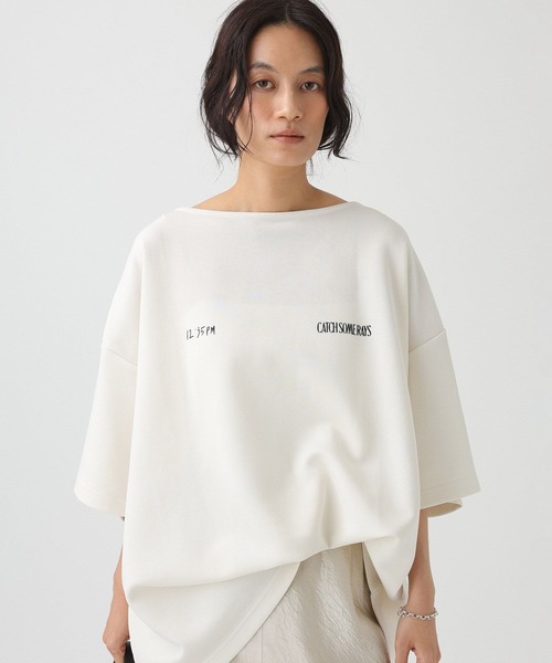 She is-.（シーイズ）の「【SHE is-.】＜別注＞バックプリントT（Tシャツ/カットソー・レディース・ブラック/ホワイト・フリー）」の4枚目の写真