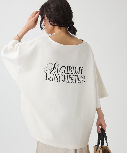 She is-.（シーイズ）の「【SHE is-.】＜別注＞バックプリントT（Tシャツ/カットソー・レディース・ブラック/ホワイト・フリー）」の8枚目の写真