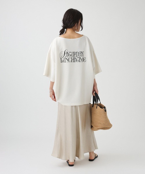 She is-.（シーイズ）の「【SHE is-.】＜別注＞バックプリントT（Tシャツ/カットソー・レディース・ブラック/ホワイト・フリー）」の13枚目の写真