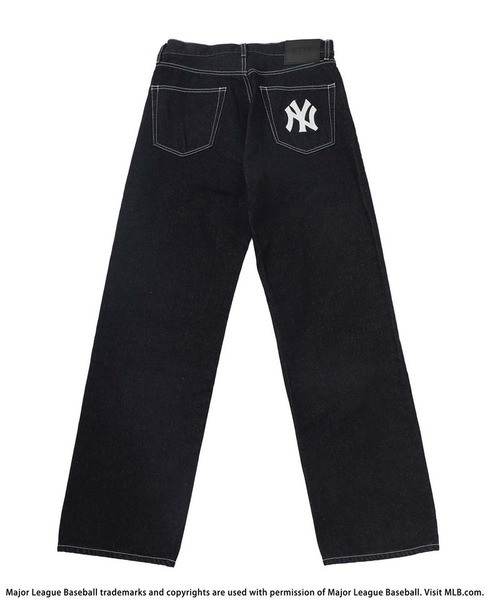 BACK TO THE FIELD(バック トゥー ザ フィールド)の「【MLB】Loose Fit Jeans(デニムパンツ・メンズ・ブラック/インディゴブルー/ブルー・MEDIUM/LARGE/XL)」の3枚目の写真