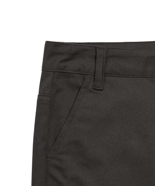 PEPLEE(ペプリー)の「シャーリングブーツカットコットンパンツ(チャコール)(その他パンツ・レディース・その他・SMALL/MEDIUM)」の6枚目の写真