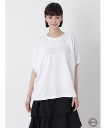 H．A．K×BRENTS　プレミアム天竺ロゴレースドルマンTシャツ