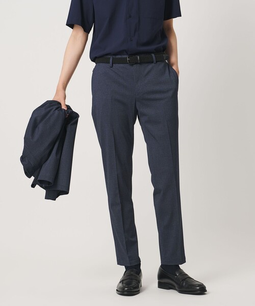UNITED ARROWS（ユナイテッドアローズ）の「トリコット ソリッド ノープリーツ パンツ UA COZY ウォッシャブル ストレッチ 通気性（スラックス・メンズ・ネイビー・S/XXL/L/XL/M）」の17枚目の写真