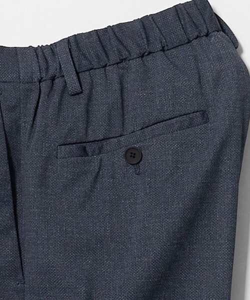 UNITED ARROWS（ユナイテッドアローズ）の「トリコット ソリッド ノープリーツ パンツ UA COZY ウォッシャブル ストレッチ 通気性（スラックス・メンズ・ネイビー・S/XXL/L/XL/M）」の9枚目の写真