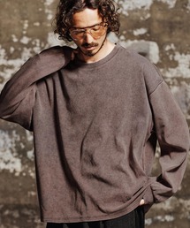 mlt5761- フェード加工オーバーサイズロングTシャツ(JIH-R1196)