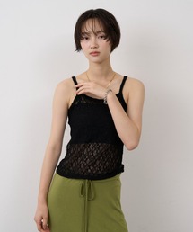 Lace Layered Camisole Top / レースレイヤードキャミソールトップ