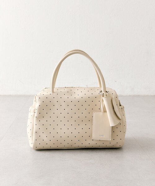 mystic(ミスティック)の「サイドポケットボストンBAG(ボストンバッグ・レディース・ブラウン/アイボリー・ONE SIZE)」の8枚目の写真