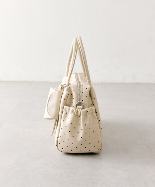 mystic(ミスティック)の「サイドポケットボストンBAG(ボストンバッグ・レディース・ブラウン/アイボリー・ONE SIZE)」の9枚目の写真