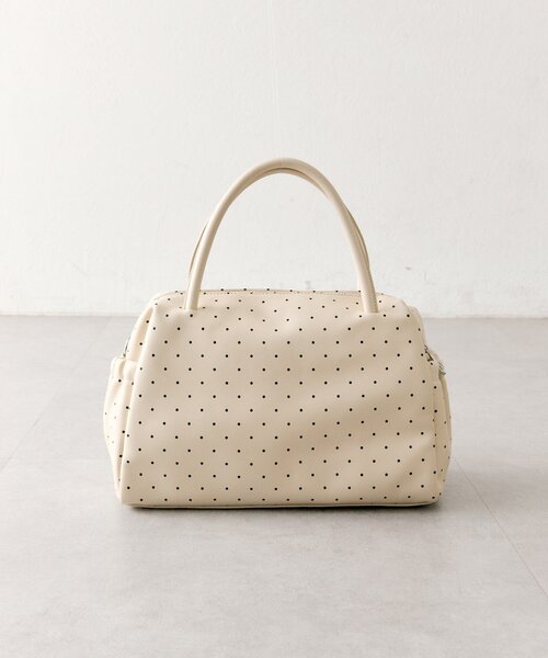 mystic(ミスティック)の「サイドポケットボストンBAG(ボストンバッグ・レディース・ブラウン/アイボリー・ONE SIZE)」の10枚目の写真