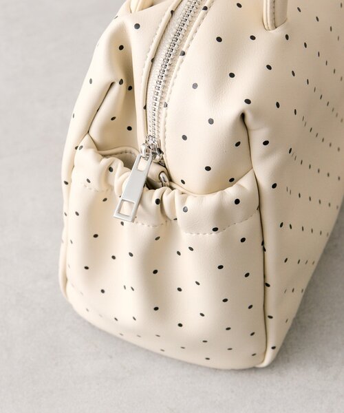 mystic(ミスティック)の「サイドポケットボストンBAG(ボストンバッグ・レディース・ブラウン/アイボリー・ONE SIZE)」の11枚目の写真
