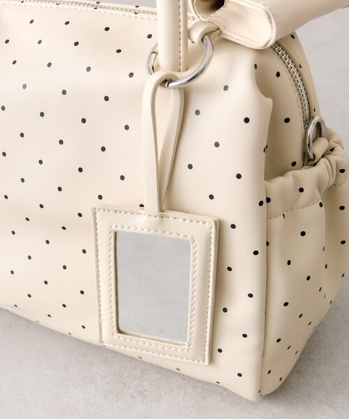 mystic(ミスティック)の「サイドポケットボストンBAG(ボストンバッグ・レディース・ブラウン/アイボリー・ONE SIZE)」の13枚目の写真