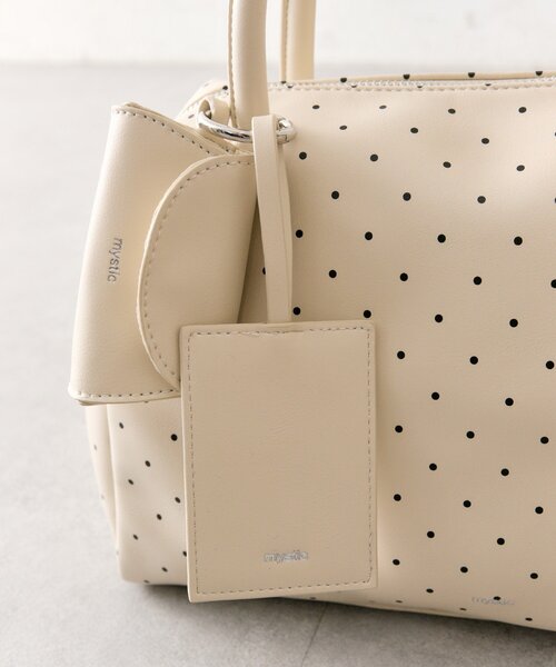 mystic(ミスティック)の「サイドポケットボストンBAG(ボストンバッグ・レディース・ブラウン/アイボリー・ONE SIZE)」の16枚目の写真