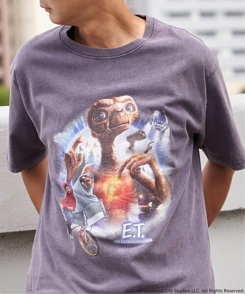 VENCEEXCHANGE(ヴァンスエクスチェンジ)の「『 E.T. 』デザイン ムービーTシャツ(Tシャツ/カットソー・メンズ・ホワイト/レッド/ネイビー・S/M/L/LL)」の2枚目の写真