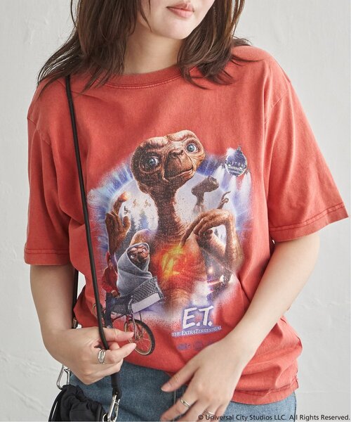 VENCEEXCHANGE(ヴァンスエクスチェンジ)の「『 E.T. 』デザイン ムービーTシャツ(Tシャツ/カットソー・メンズ・ホワイト/レッド/ネイビー・S/M/L/LL)」の3枚目の写真