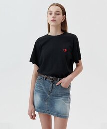 ハーフラブTシャツ[ブラック]