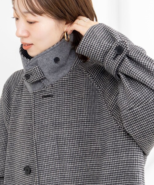NOLLEY’S(ノーリーズ)の「NMPバルマカーンコート(トレンチコート・レディース・キャメル/ブラック系その他・M)」の17枚目の写真