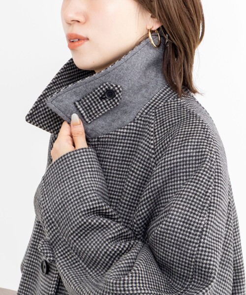 NOLLEY’S(ノーリーズ)の「NMPバルマカーンコート(トレンチコート・レディース・キャメル/ブラック系その他・M)」の18枚目の写真