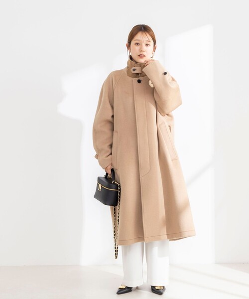NOLLEY’S(ノーリーズ)の「NMPバルマカーンコート(トレンチコート・レディース・キャメル/ブラック系その他・M)」の20枚目の写真