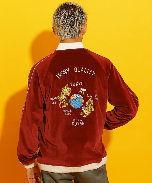 ROTAR(ローター)の「Irony Quality Souvenir Jacket(スカジャン・メンズ・グリーン/バーガンディー/ブラック・X-LARGE/LARGE/MEDIUM)」の4枚目の写真