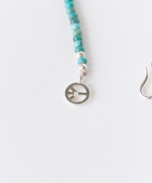 SunKu(サンク)の「SunKu/サンク Turquoise & Silver Peace Hook Bracelet ターコイズ シルバー ピース フック ブレスレット メンズ レディース 2026年 夏 夏服(ブレスレット・メンズ・ターコイズブルー・FREE)」の7枚目の写真