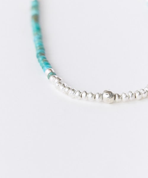 SunKu(サンク)の「SunKu/サンク Turquoise & Silver Peace Hook Bracelet ターコイズ シルバー ピース フック ブレスレット メンズ レディース 2026年 夏 夏服(ブレスレット・メンズ・ターコイズブルー・FREE)」の11枚目の写真