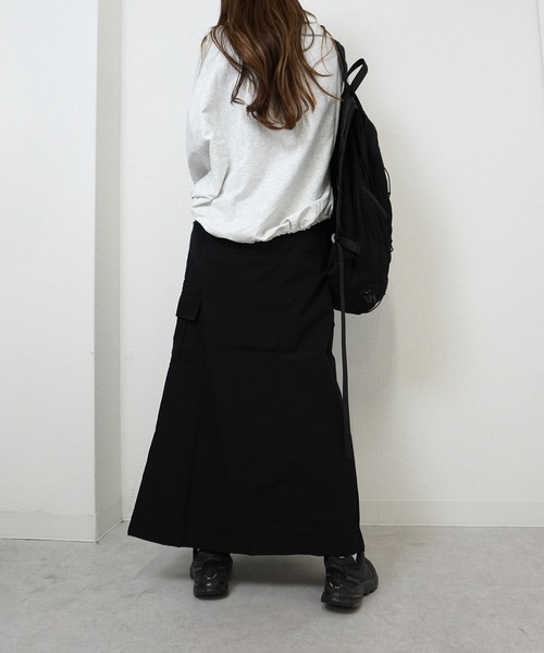 gossara(ゴサラ)の「【メンズライクなゆるさを楽しむ】 サンディエゴロゴミニ裏毛T(Tシャツ/カットソー・レディース・ネイビー/ブラウン/オートミール・FREE)」の11枚目の写真