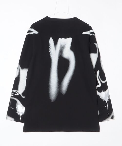 Y-3(ワイスリー)の「Y-3 CHITO GRAPHIC LONG SLEEVE TEE(Tシャツ/カットソー・メンズ・ブラック・LARGE/X-LARGE/XX-LARGE/XX-SMALL/X-SMALL/SMALL/MEDIUM)」の6枚目の写真