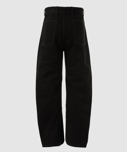 LEMAIRE（ルメール）の「TWISTED BELTED PANTS（その他パンツ・メンズ・ブラック・M/S/XS）」の2枚目の写真