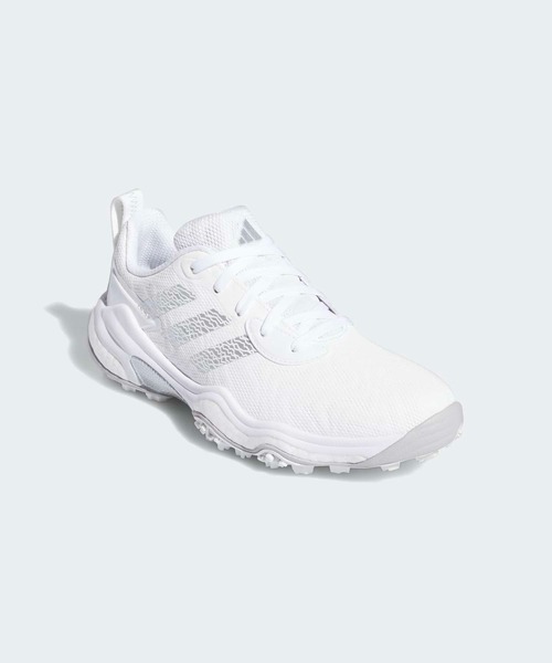 adidas（アディダス）の「ウィメンズ コードカオス 25【adidas Golf/アディダスゴルフ】（スニーカー・レディース・ホワイト×シルバー・22.5cm/23.5cm/24.5cm/25.5cm/23.0cm/24.0cm/25.0cm/22.0cm）」の4枚目の写真