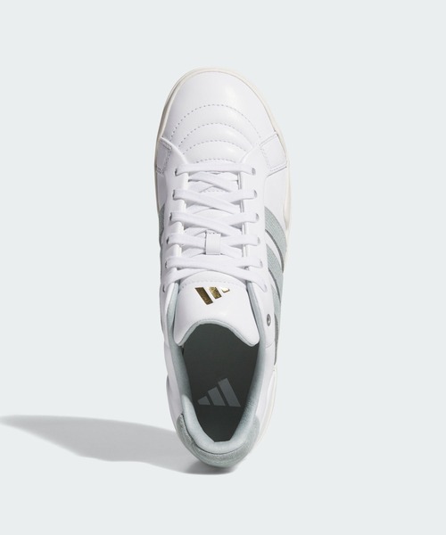 adidas(アディダス)の「レトロクロス GRIPMORE スパイクレス ゴルフ / RETROCROSS GRIPMORE SPIKELESS GOLF【adidas Golf/アディダスゴルフ】(スニーカー・メンズ・ホワイト×グリーン・24.5cm/25.5cm/26.5cm/27.5cm/28.5cm/25.0cm/26.0cm/27.0cm/28.0cm/29.0cm)」の4枚目の写真